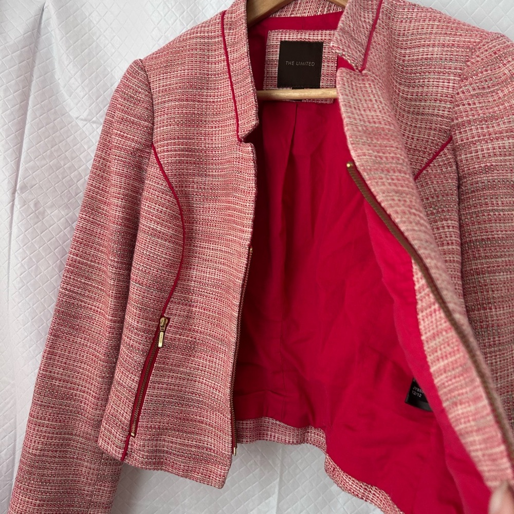 Vintage The Limited Pink Textured Blazer - Picture 11 of 11